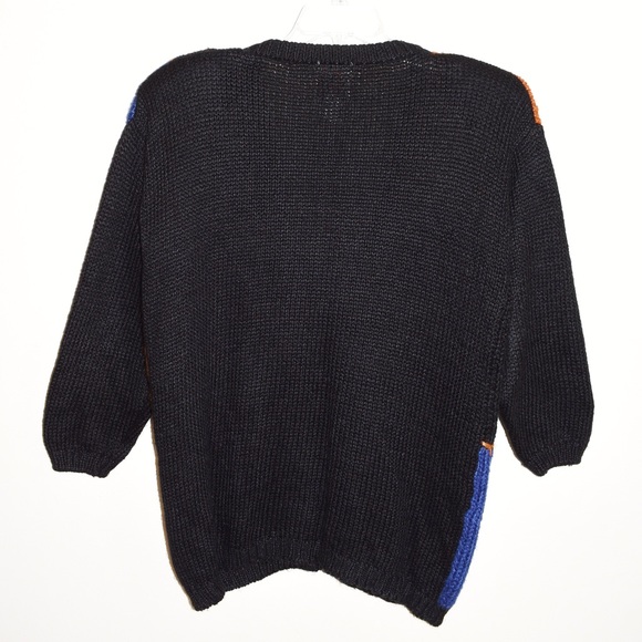 Vintage Halloween Spooky Novelty Sweater Cardigan - Picture 5 of 6